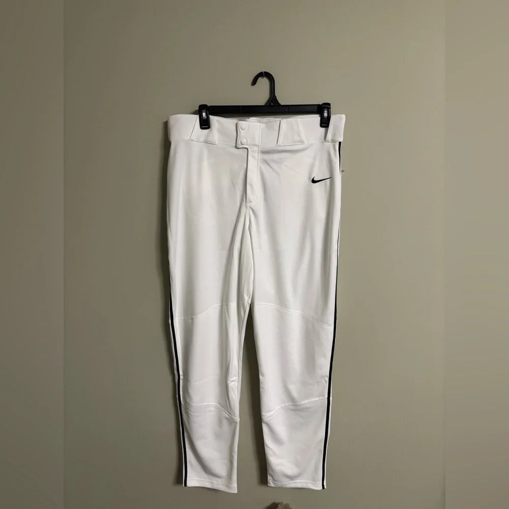 Nike Stock Vapor Select Piped Baseball Game Pant Men's Size XL White New